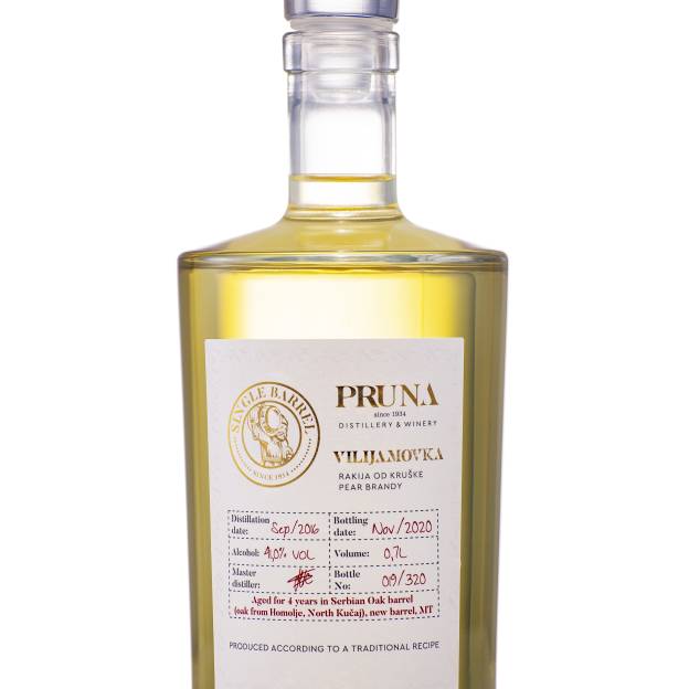 Single Barrel Williams-Birnenbrand - Serbisches Eichenfass 0.7L